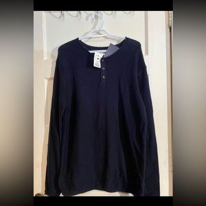 Men’s knit long sleeve